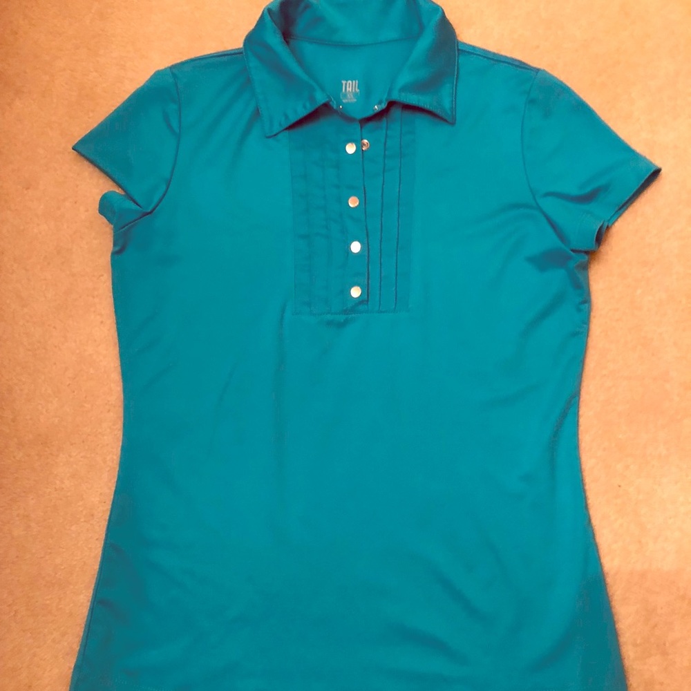 Ladies Tail Golf Top Size XS Sleeveless Turquoise